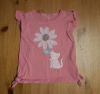 Rosa Shirt mit Glitzer - Katze und Blume Bayern - Stöttwang Vorschau