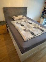 Ikea BRIMNES Bett mit Schubladen 140x200cm inkl. Lattenrost Düsseldorf - Bilk Vorschau