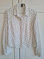 Bluse weiss mit Sternen in Gr. 34 aus H&M Nordrhein-Westfalen - Büren Vorschau