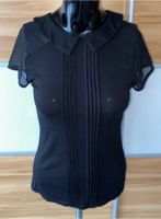 Orsay Bluse transparentes Shirt schwarz Gr. S 36 Volant Bayern - Kleinkahl Vorschau