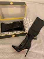 Buffalo High Heel Lackleder Overknee Stiefel 39, schwarz NEU Niedersachsen - Kirchgellersen Vorschau