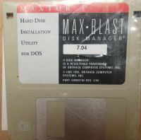 Ontrack MAX Blast Disk Manager unter DOS (1994) Baden-Württemberg - Schwaikheim Vorschau