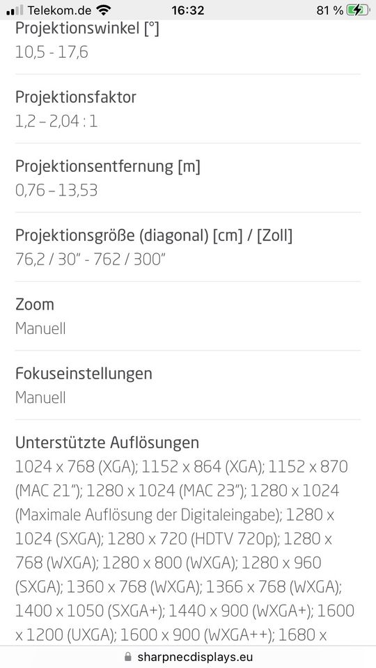 Beamer NEC  neuwertig in Nittendorf 