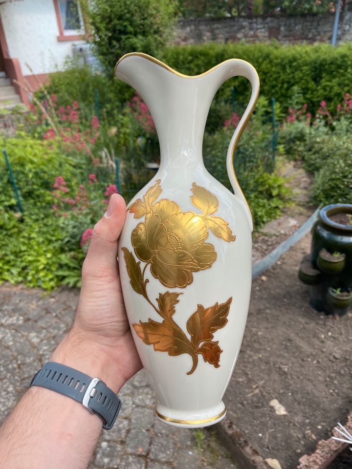 Waldersdorf Bavaria 72 „Echt Gold“ Vase in Obrigheim
