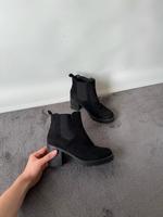 Schwarze Stiefeletten mit Absatz Wandsbek - Hamburg Jenfeld Vorschau