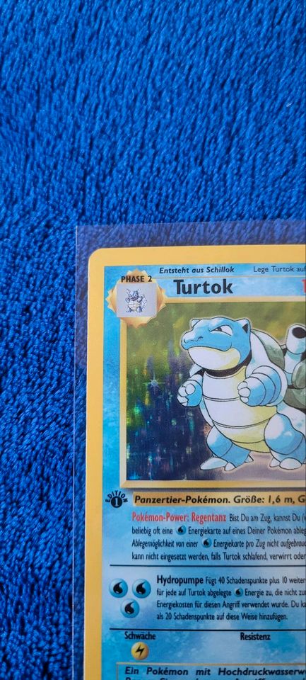 Teil 5 Pokemon Pokémon Karte Base Set 1 Edition Turtok in Bremerhaven