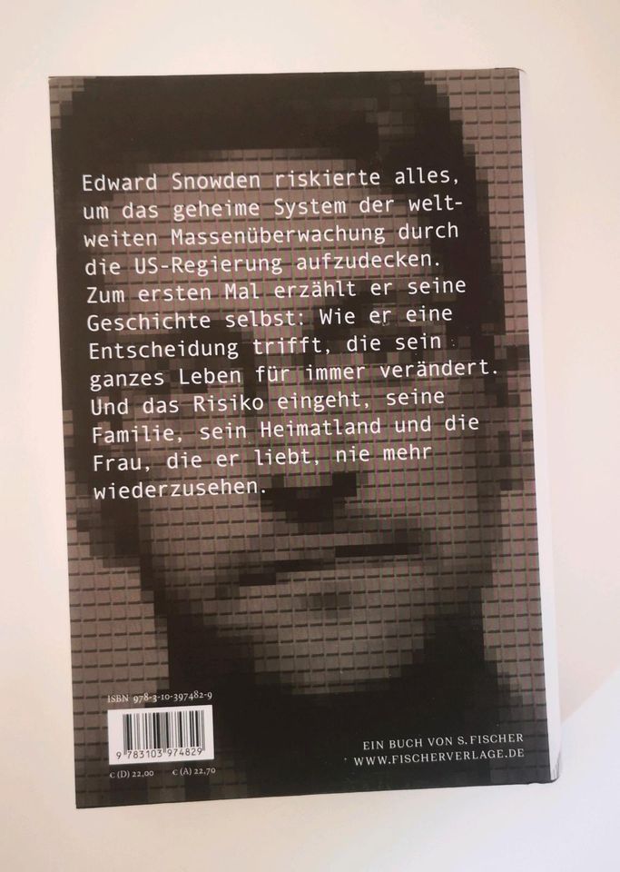 Edward Snowden "Permanent Record Meine Geschichte" gebunden neu in Stuttgart