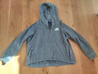Pullover Nike XL 42 grau Kapuze Reißverschluss Crop Bayern - Bad Endorf Vorschau