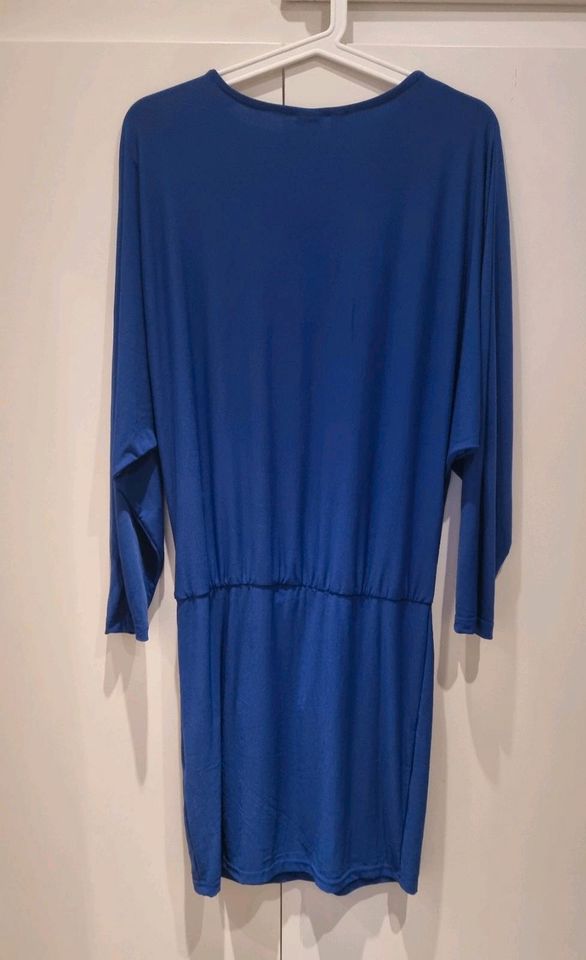 Kleid NEU XS 32/34 royalblau mit Gummibund in Bergheim