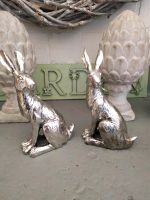 1 Deko Landhaus Hase Shabby Vintage Scandi silber Hessen - Hirzenhain Vorschau