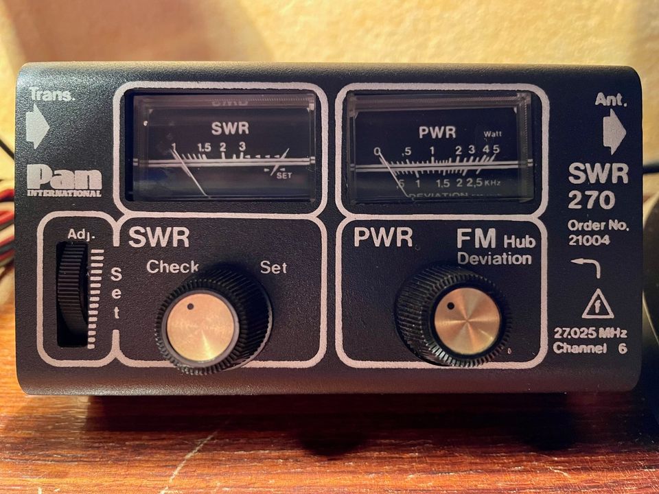 RAR! Pan SWR-270 Retro Stehwellen-u. Leistungsmessgerät*CB Funk! in Goslar