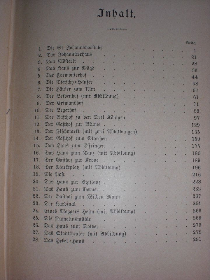 Basler Stadtbilder. Alte Häuser und Geschlechter (Basel) 1890 in Schortens