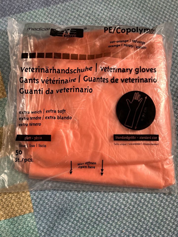 Veterinährhandschuhe 50 Stück in Geesthacht