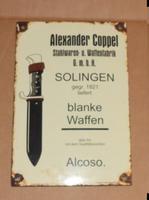 Militaria Emailleschild Alexander Coppel 20 x 30 cm Berlin - Kaulsdorf Vorschau