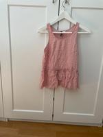 H&M ❤️ Top Bluse Spitze Anglaise rosa Hessen - Kassel Vorschau