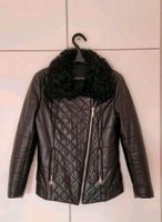 36 38 S M Lederjacke Jacke schwarz Pelz Leder Niedersachsen - Osnabrück Vorschau