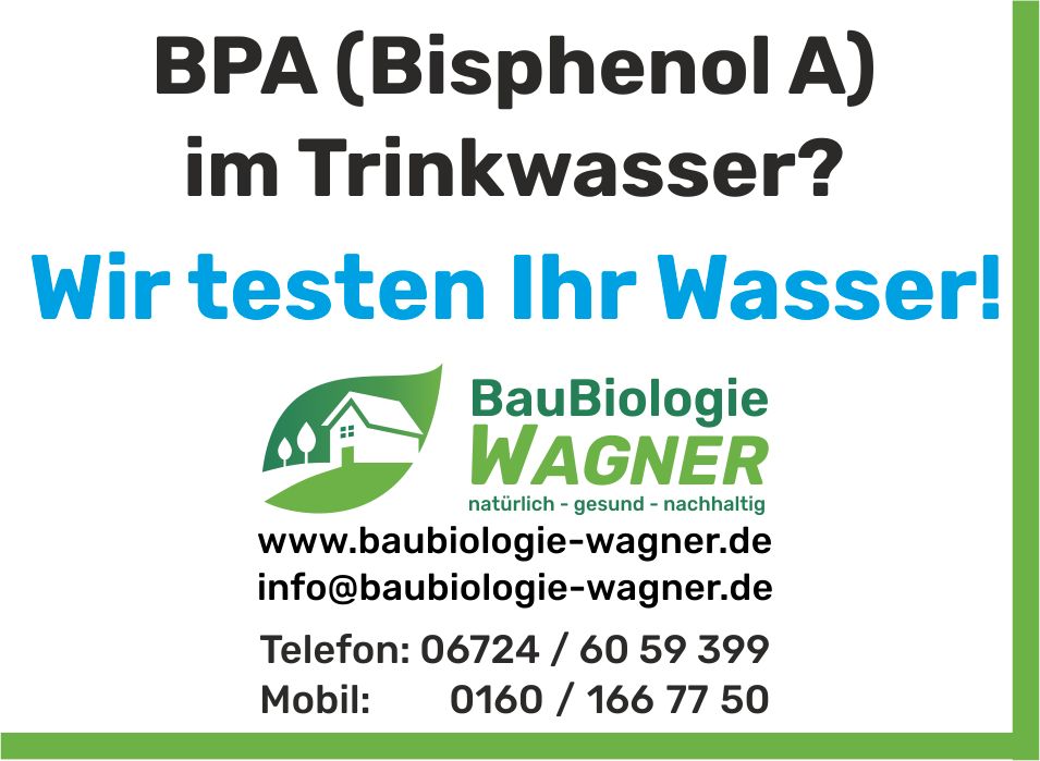 PFAS im Trinkwasser? Wir bieten Wasseranalysen! BauBiologie in Ingelheim am Rhein