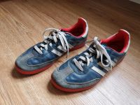 Adidas Samba Sneaker Turnschuhe blau rot Größe 37,5 Schleswig-Holstein - Lübeck Vorschau