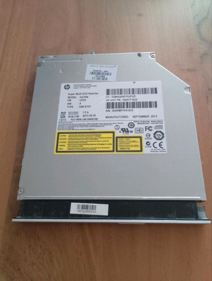 Laptop DVD-Brenner HP Pavilion 14-N 15-N in Rattelsdorf