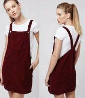 Latzkleid weinrot Topshop Tall cord 38 Latzrock minikleid Bergedorf - Hamburg Lohbrügge Vorschau