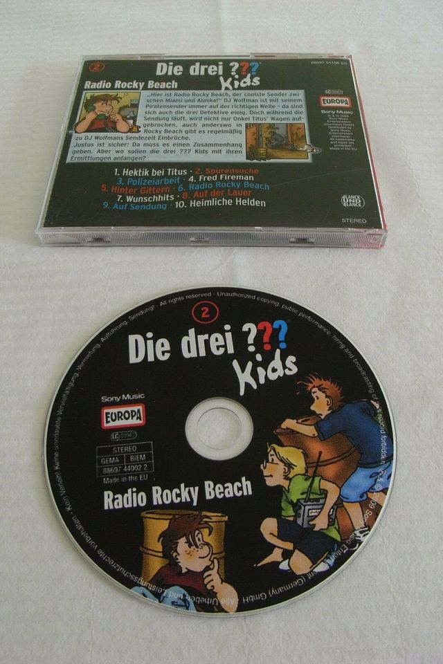 CD Drei Fragezeichen Kids 2 Radio Rocky Beach in Hammoor