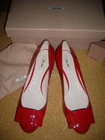 Miu Miu, Lackschuhe, Ballerinas, Pumps, Schleife, rot, 41, NEU!!! Nordrhein-Westfalen - Eitorf Vorschau