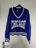 Chicago Cheerleader Pullover h&m blau weiß Größe M 38 neu Düsseldorf - Oberbilk Vorschau