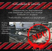 Stahlprofile-Rohre-Betonstahl-Bleche *Angebot auf Nachfrage* Sachsen-Anhalt - Bad Lauchstädt Vorschau