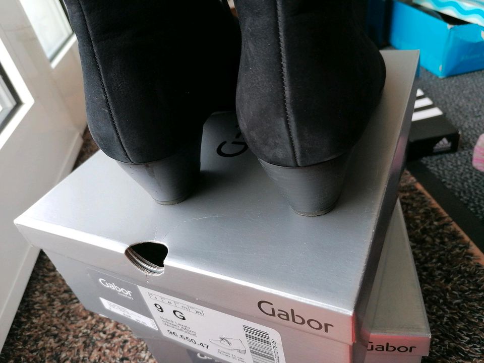 Schuhe von Gabor gr 9 in schwarz in Bad Oeynhausen