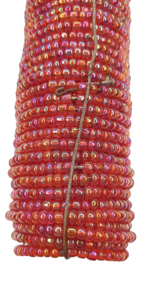 10 Rollen Rocailles Glasperlen Draht Seedbeads rot braun orange in Schortens