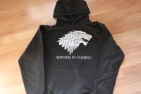 He.-Kapuzenpullover "Winter Is Coming", schwarz/silber, Gr. M Schleswig-Holstein - Bordesholm Vorschau