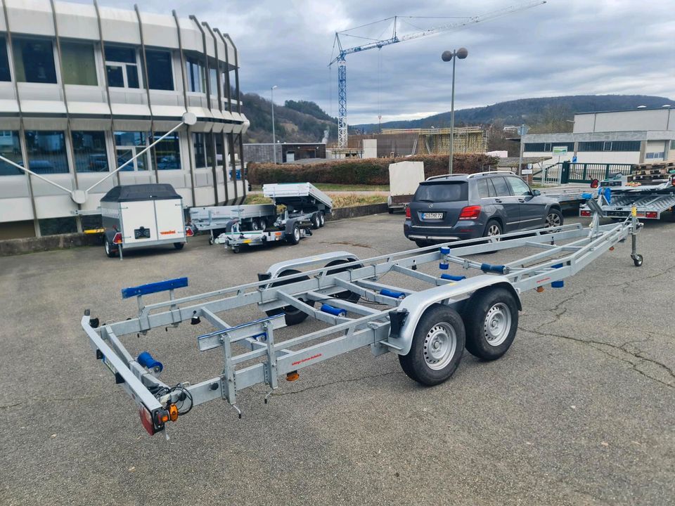 3500 kg Böckmann TPV BA 3500 L Bootstrailer gebraucht in Mosbach