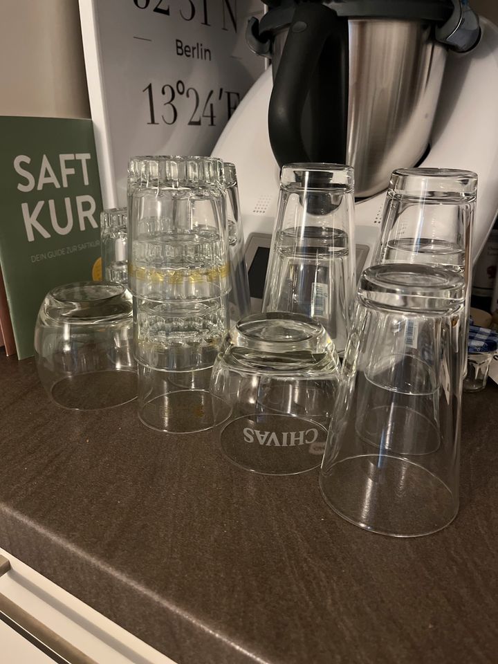 Diverse Gläser in Buxtehude