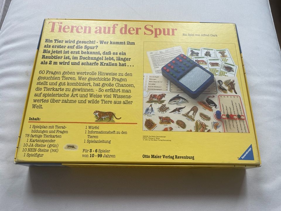 Tieren auf der Spur Ravensburger Spiele Brettspiel in Wiesbaden