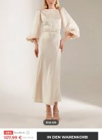 Abendkleid Abiye beige Satin Nordrhein-Westfalen - Herne Vorschau