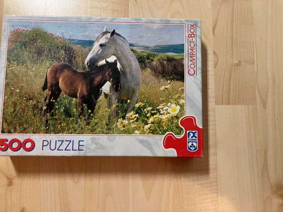 Puzzle Stute mit Pfohlen, 500 Teile in Trittau