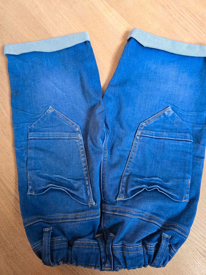 Top - Jeans Shorts name it 140, blau und khaki in Hirschberg a.d. Bergstr.