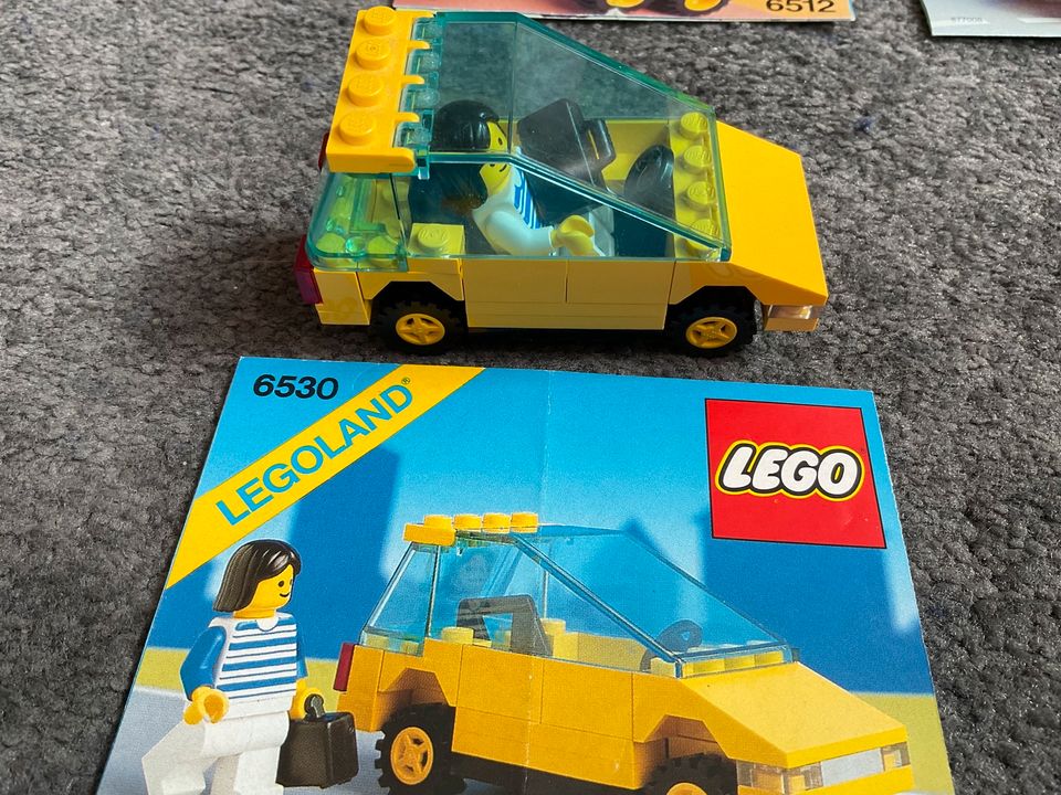 Lego Set Autos 90iger Retro  Bagger 6662 6645 6512 6514 6530 in Ronshausen