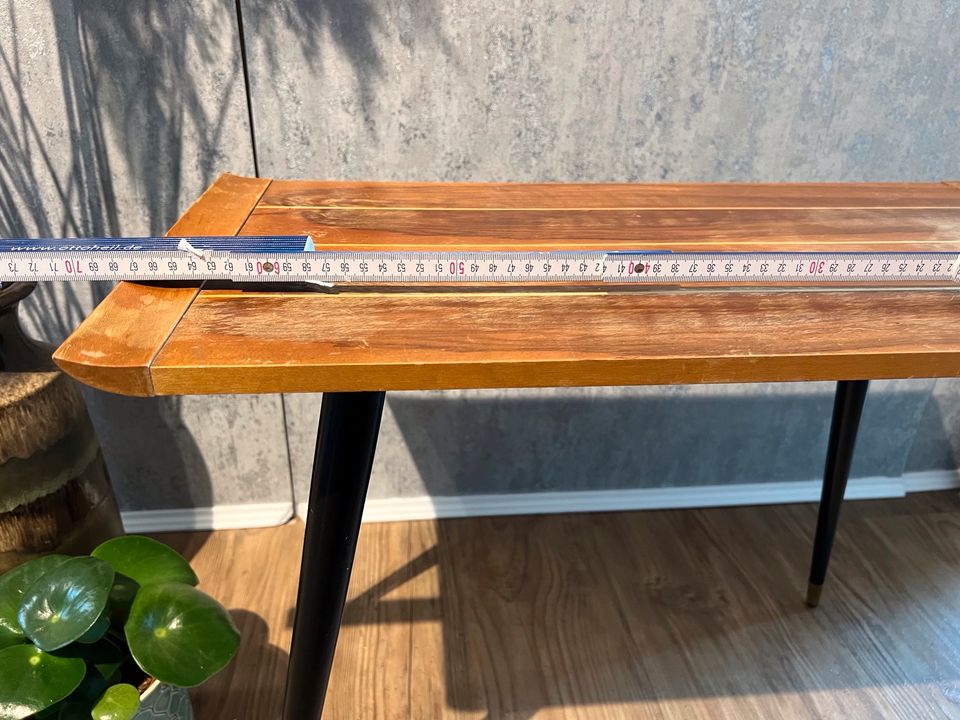 WMK? Beistelltisch Couchtisch Tisch mid century vintage Holz in Kitzingen