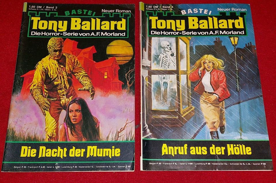 Tony Ballard Nr.2 , Nr.4 , Nr.197 seltene Gruselromane in Braunschweig