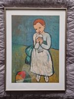 Bild im Rahmen "Das Mädchen mit der Taube" von Picasso - 30x40 cm Hessen - Borken Vorschau