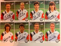 Eintracht Frankfurt: 12 handsign. Autogrammkarten Saison 1990/91 München - Trudering-Riem Vorschau