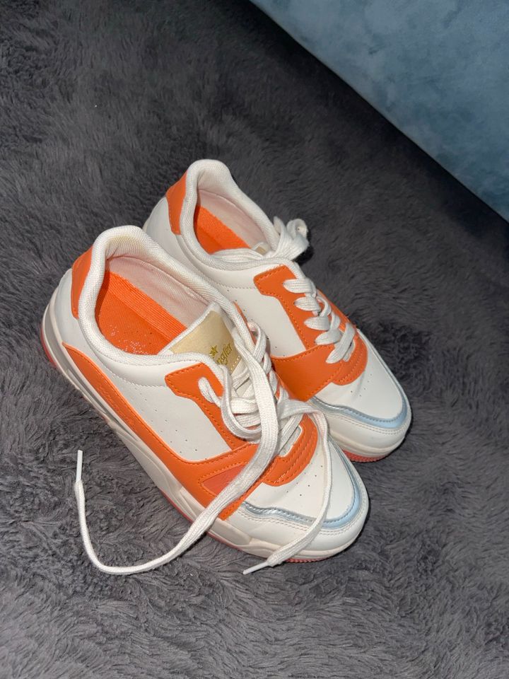 WRANGLER DAMEN SNEAKER weiß orange in Köln