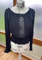 H&M Divided schwarz Shirt Bluse Gr. 42 Hessen - Edermünde Vorschau