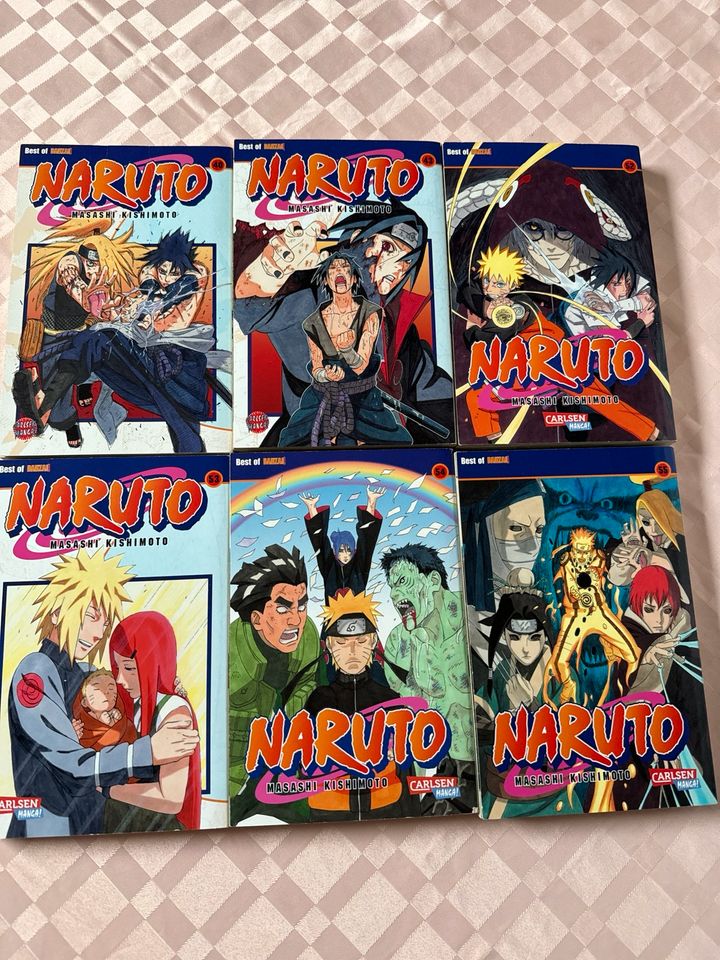 Naruto Manga 40,43,52,53,54,55 in Mettmann