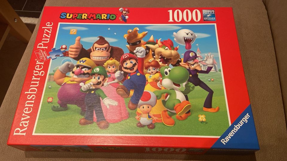 Super Mario 1000 Teile Puzzle in Kutenholz