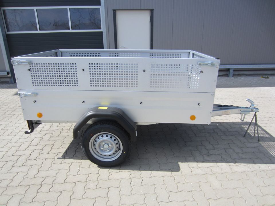 Kastenanhänger TPV TL-EU2 mit Gitteraufsatz, 750kg, neu in Osterrönfeld