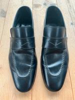 Santoni Loafer Leder Größe 42 1/2 Niedersachsen - Obernkirchen Vorschau