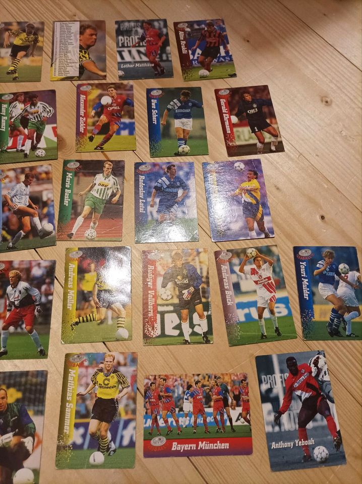 Panini Fussball 95 Sammelkarten in Simmerath