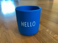 Tasse Favourite Cup in blau mit Hello Schriftzug OVP Mülheim - Köln Höhenhaus Vorschau